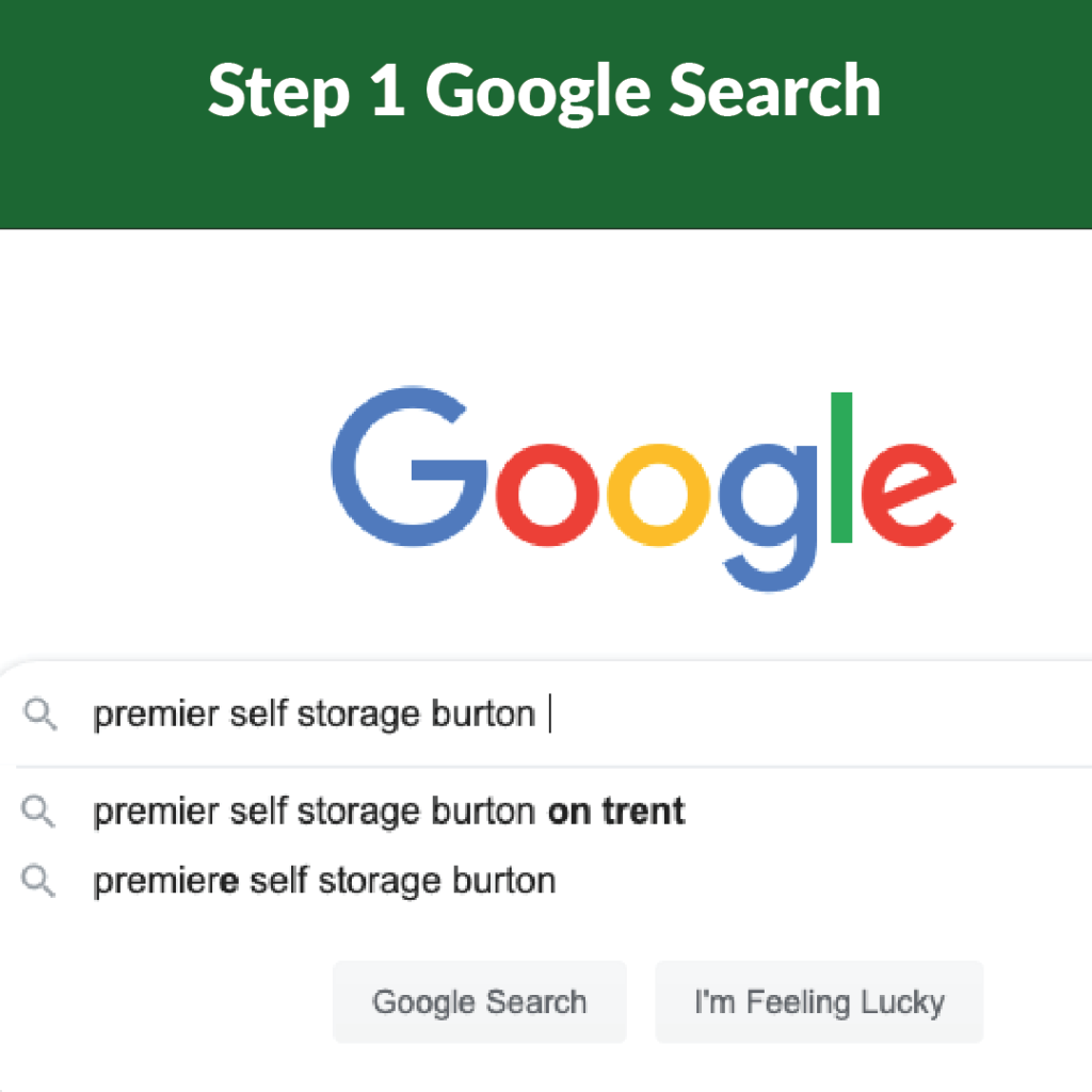 reviewing premier self storage step 1